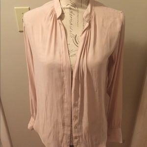 H&M soft pink blouse